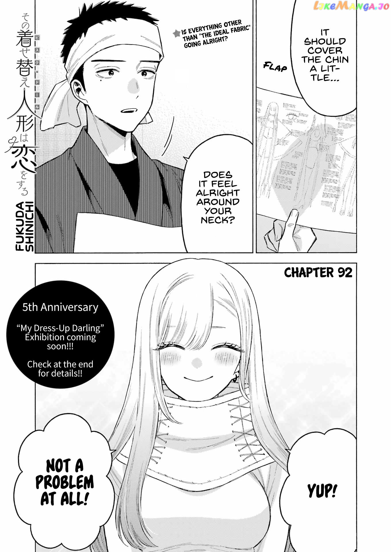 My Dress-Up Darling, Chapter 92 image 01